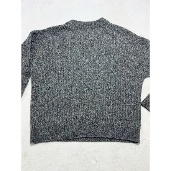 Everlane Grey Alpaca Wool Blend Sweater Medium M New Luxury Minimalist Knit - Picture 6 of 10